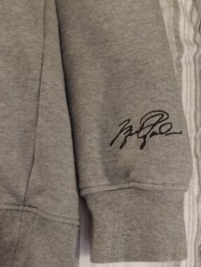 Jordan Gray and Black Logo Pullover